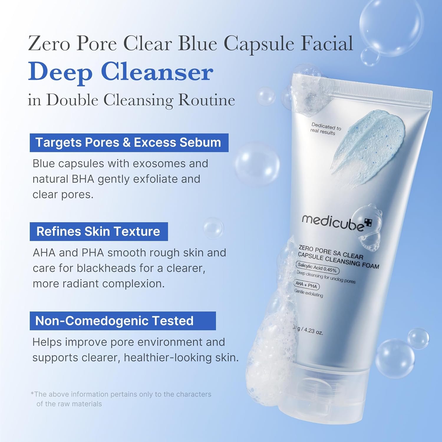 Medicube Zero Pore SA Clear Capsule Cleansing Foam - Image 2