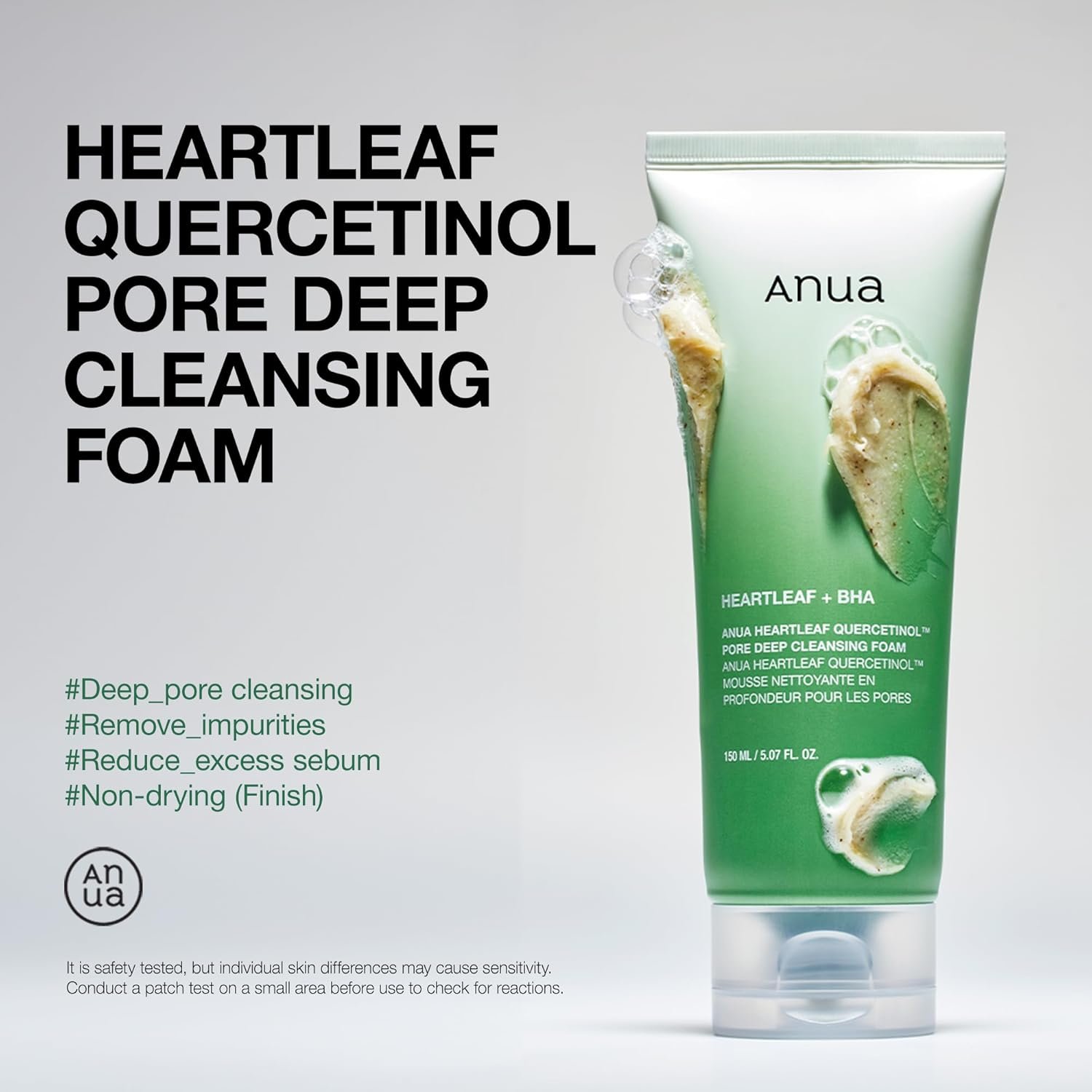 Anua Heartleaf Quercetinol Pore Deep Cleansing Foam - Image 4