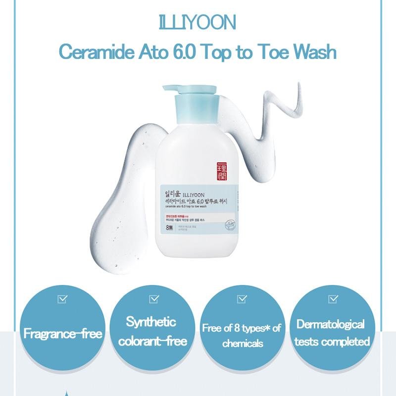 Illiyoon Ceramide Ato 6.0 Top to Toe Wash - Image 4